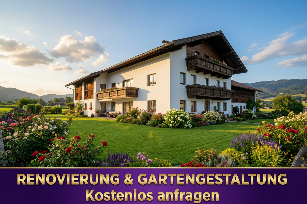 Renovierung & Gartengestaltung – Slideshow Banner